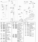 Fuel Filter Fuel Injection Pump Glow Plugs Diagram and Parts List for 58A447-0234-99  Briggs and Stratton Engine